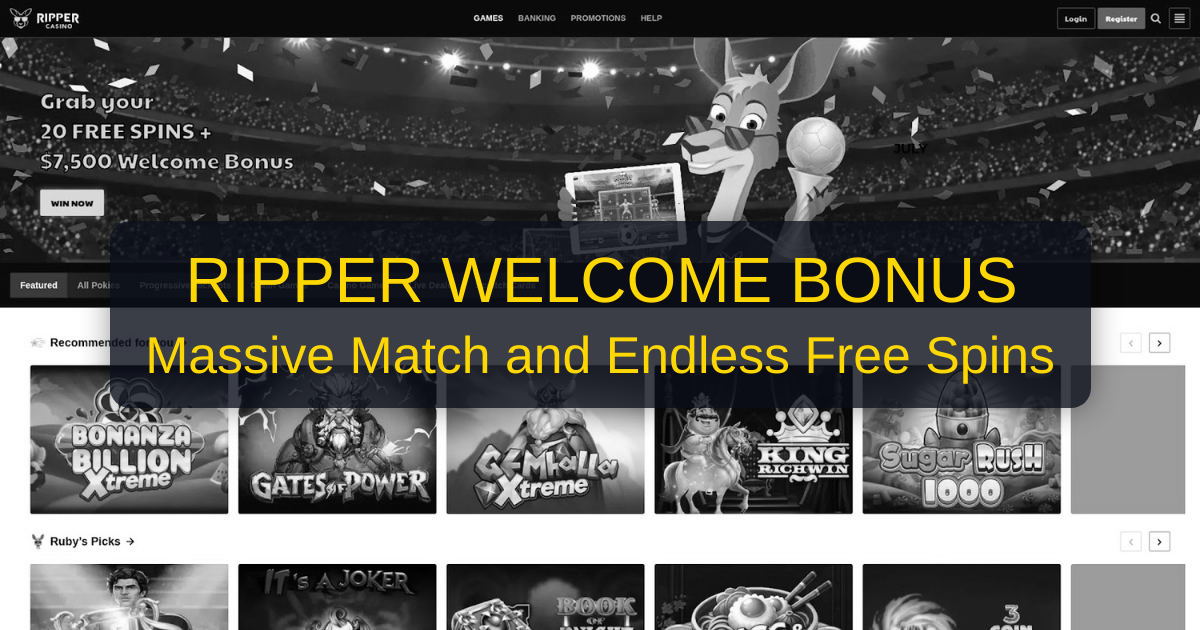 Ripper Casino AU - Fast Payout Pokies